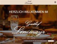 Tablet Screenshot of linimayr.at